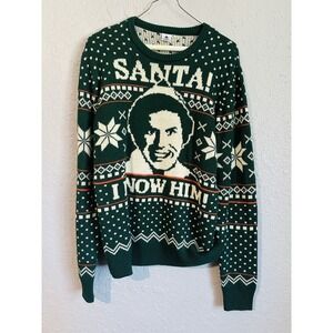 Elf Christmas Ugly Christmas Holiday Sweater Size Medium Unisex